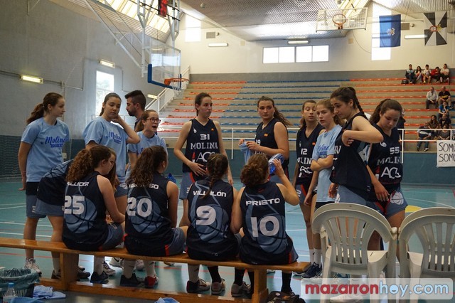 FINAL FOUR Regional Cadete Femenino. 1ª Semifinal Molina Basket-Maristas de Murcia. Sábado 6 mayo - 12