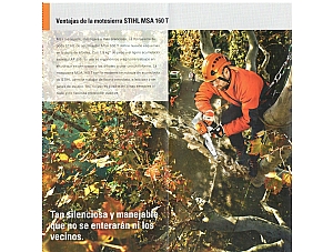 Nueva motosierra de poda STIHL MSA 160 T