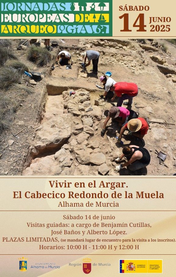 Jornadas Europeas Arqueología Alhama de Murcia 14 de Junio