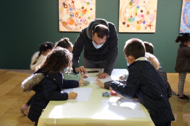 Visita del CEIP Ginés Díaz-San Cristóbal a la exposición de Murfy.