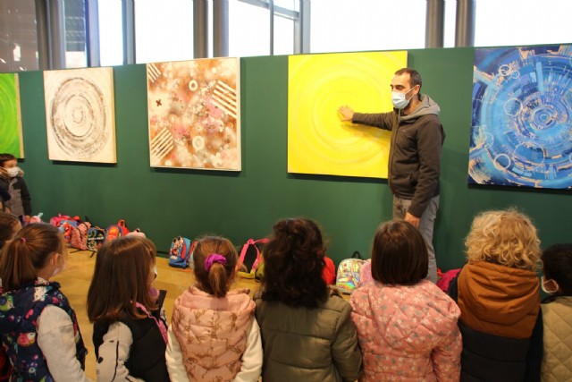 Visita del CEIP Ginés Díaz-San Cristóbal a la exposición de Murfy.