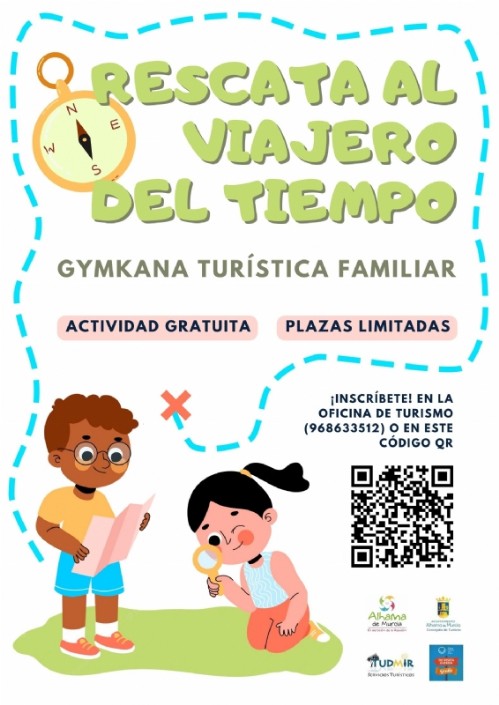 GYMKANA TURISTICA FAMILIAR: RESCATA AL VIAJERO DEL TIEMPO.