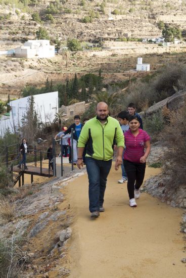 Numerosos escolares de la localidad visitan el Castillo.