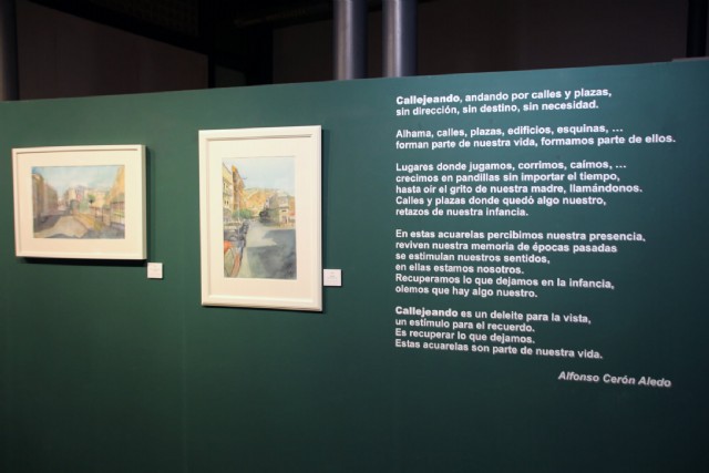 Inauguración de la exposición de acuarelas 