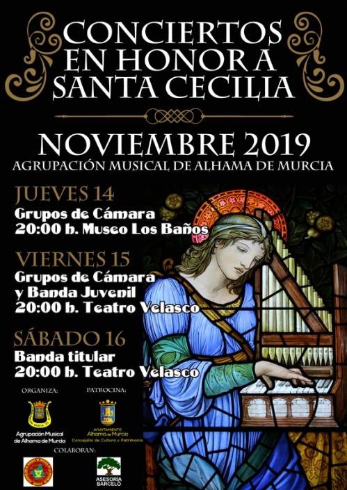 Conciertos en honor a Santa Cecilia 2019 de la Agrupación Musical de Alhama