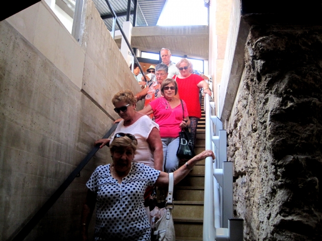 Mayores de toda España visitan Alhama y el Museo Arqueológico