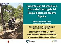 Presentación del Estudio de Capacidad de Acogida del Parque Regional de Sierra Espuña. - Foto 1