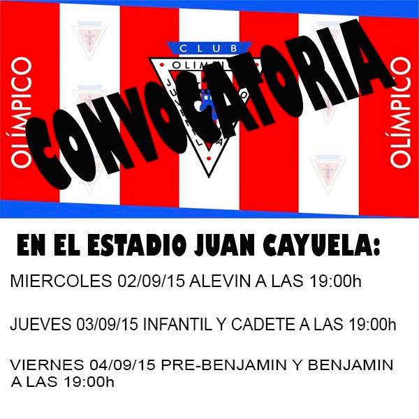 CONVOCATORIA BASES OLIMPICO DE TOTANA