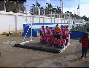 INSTALACION SISTEMA ANTIVUELCO SAN PEDRO DEL PINATAR FOTO PREBENJAMIN OLIMPICO TOTANA