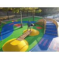 Pavimento de Caucho Continuo Para Parques Infantiles - M. y Recreo