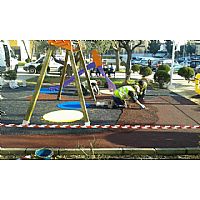 pavimento sbr y epdm en centro civico castilleja de la cuesta