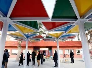 Pistas cubiertas en el CEIP Ginés DÃaz San Cristóbal