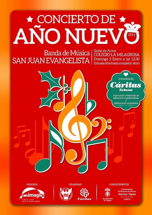  Concierto de Año Nuevo a cargo de la Banda de Música de San Juan Evangelista