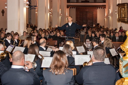 La Hermandad de San Juan Evangelista presentó el pasado domingo 3 de Marzo, el primer CD de su banda de música.