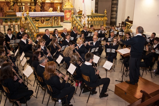 La Hermandad de San Juan Evangelista presentó el pasado domingo 3 de Marzo, el primer CD de su banda de música.