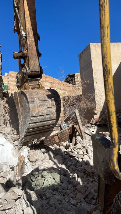 Comienzan los trabajos de demolición para la ampliación de la sede.