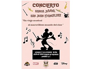 La banda juvenil de San Juan Evangelista nos ofrece un concierto benefico el próximo 17 de diciembre.