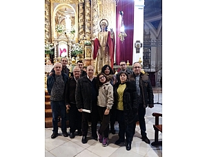La Hdad. de San Juan Evangelista celebró el pasado miércoles, una Eucaristía en la Parroquia de Santiago el Mayor.