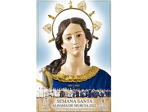 Santa María Magdalena preside el cartel de Semana Santa de Alhama de Murcia 2022