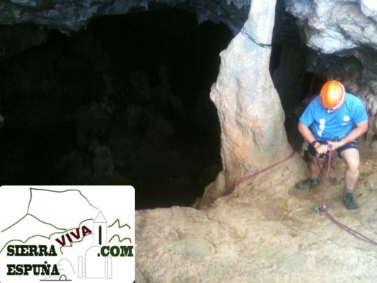 Nueva senda espeleologica a la cueva de la moneda en Sierra Espuña