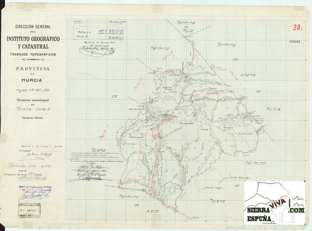 Mapas de Sierra Espuña de 1900 y 1933 - 3