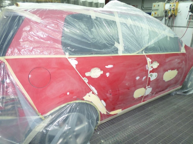 TRABAJO DE PINTURA PINTAR COCHE ENTERO