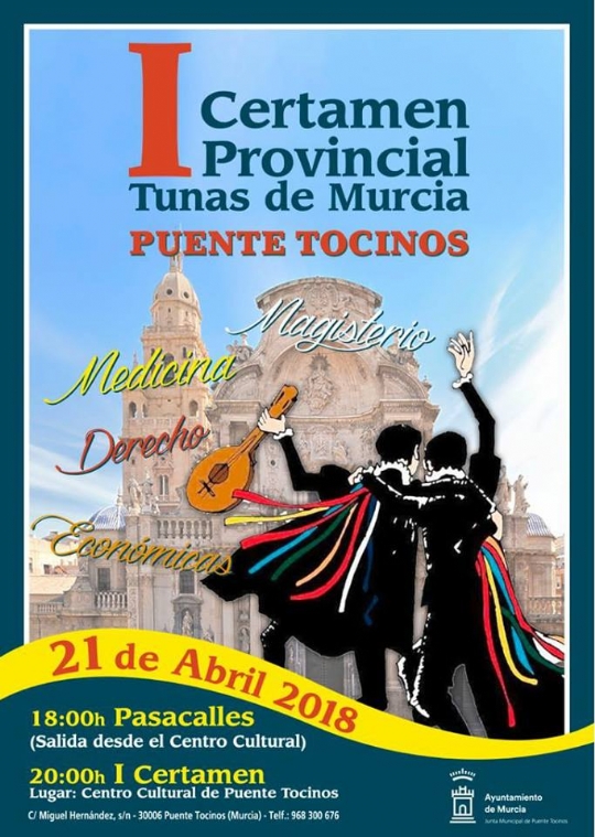 I Certamen Provincial de Tunas de Murcia.
