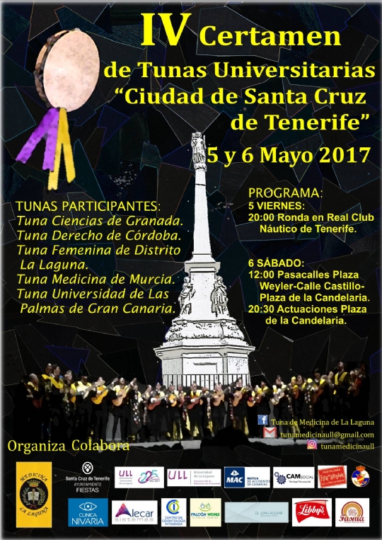 IV Certamen de Tunas Ciudad de Santa Cruz de Tenerife. Islas Canarias (España)