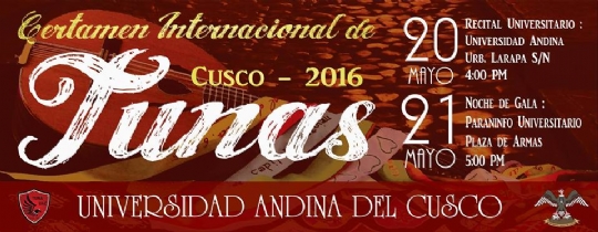 IV Certamen Internacional de Tunas Universitarias de Cusco (Perú)