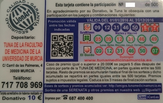 ACTUACIÓN DE LA TUNA DE MEDICINA DE MURCIA EN EL PUB LA PUERTA FALSA