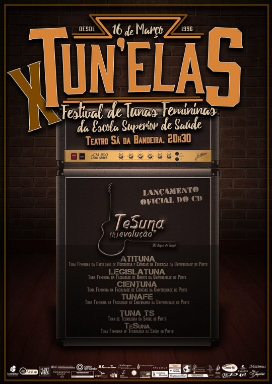 Tun'elaS - Festival de Tunas Femininas da Escola Superior de Saúde. Oporto (Portugal)