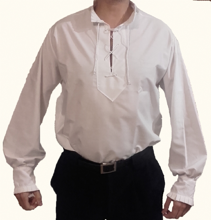 Camisa de Tuno blanca. (Anverso)