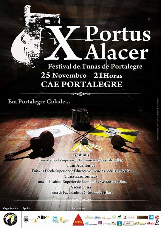 X Portus Alacer  - Festival de Tunas Universitárias do Portalegre (Portugal)