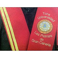 Escudo y Beca de la Tuna Universitaria de Las Palmas de Gran Canaria (España)
