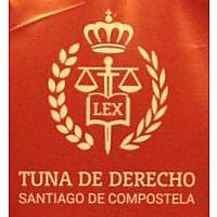 Escudo de la Tuna de Derecho de Santiago de Compostela. La Coruña. Galicia. España