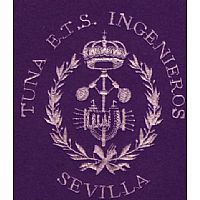 Escudo de la Tuna de Ingenieros de Sevilla. Andalucía. España