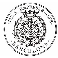 Escudo de la Tuna de Empresariales de Barcelona. Cataluña. España