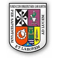 Escudo de la Tuna Hidalguia Mestiza de la Fundación Universitaria San Martín de Colombia