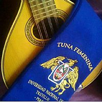 Escudo de la Tuna Femenina de la Universidad Nacional de Trujillo. Perú