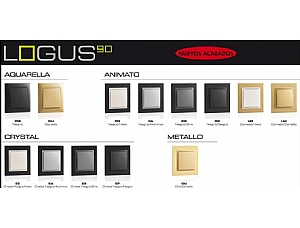 EFAPEL LOGUS 90 - NUEVOS ACABADOS