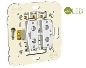 INTERRUPTOR DOBLE PERSIANA LOGUS 90