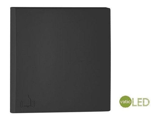 TECLA SIMPLE CON SÍMBOLO DE CAMPANA NEGRO