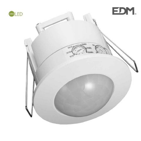 DETECTOR MOVIMIENTO EMPOTRABLE 360º EDM DISTANCIA DETECCION 3MTS