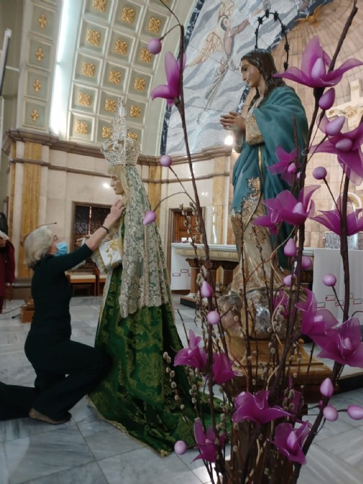 TRASLADO DE LA VIRGEN DE NTRA. SRA. DE LA ESPERANZA DESDE CARMELITAS HASTA SANTA MARIA DE GRACIA