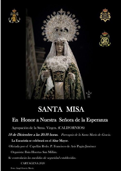 Santa Misa en Honor a Nuestra Señora de la Esperanza