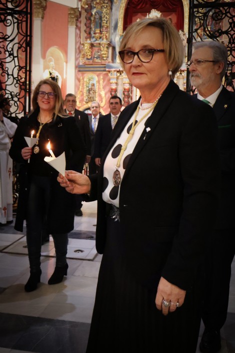 Procesión claustral en la Solemne Eucaristía por el XXV Aniversario de la Coronación Canónica