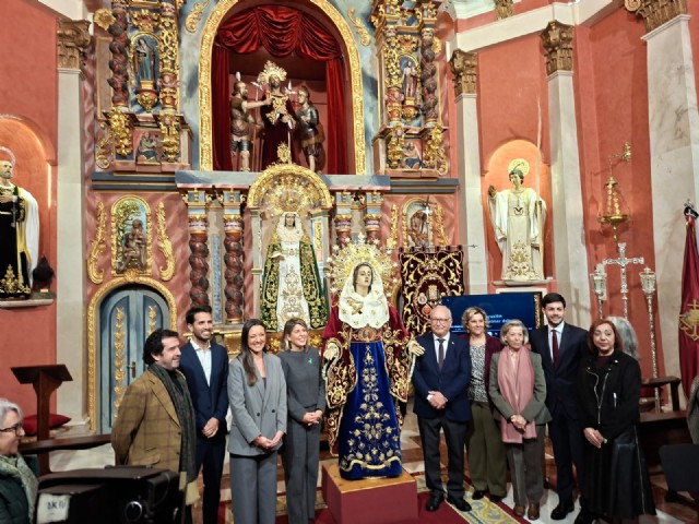 Acto de presentación de la Stma. Virgen del Primer Dolor tras su restauración.