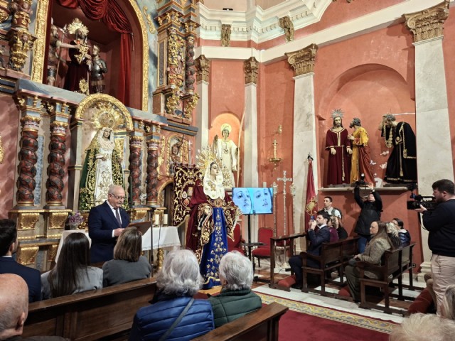 Acto de presentación de la Stma. Virgen del Primer Dolor tras su restauración.
