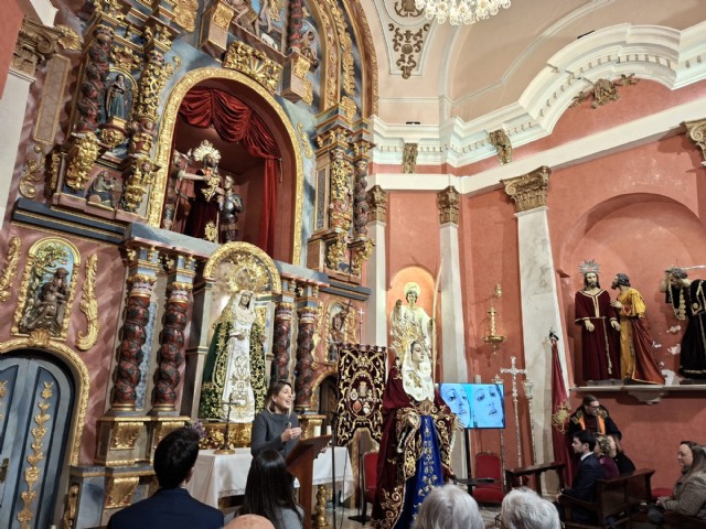 Acto de presentación de la Stma. Virgen del Primer Dolor tras su restauración.