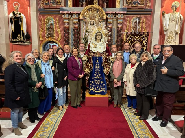 Acto de presentación de la Stma. Virgen del Primer Dolor tras su restauración.